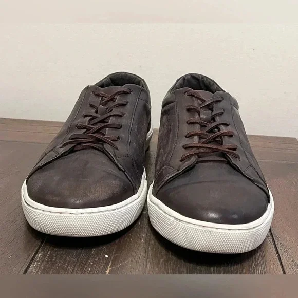 Freebird Newport Brown Leather Sneakers Mens size 12 - Picture 4 of 11